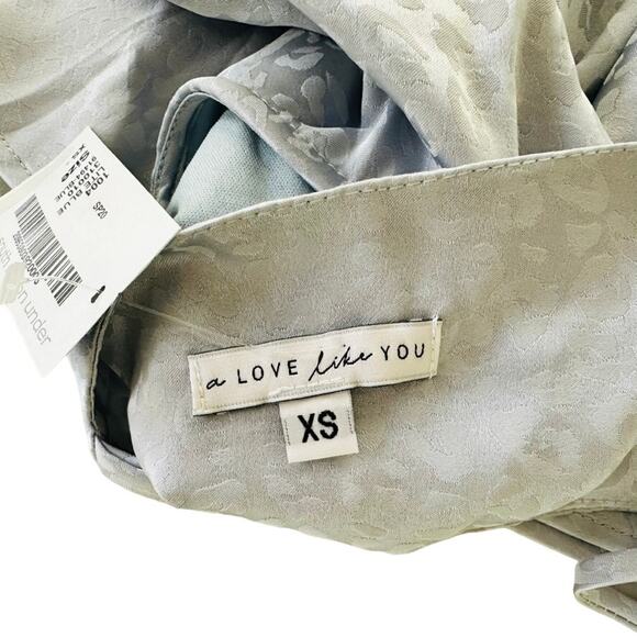 South Moon Under Blue Slip Dress Size XS NEW A Love Like You Mini Dress - Picture 6 of 8